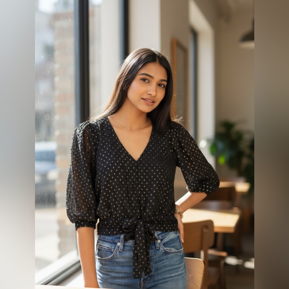 MCGUIRE Only have Eyes For You blouse by Anthropologie size M